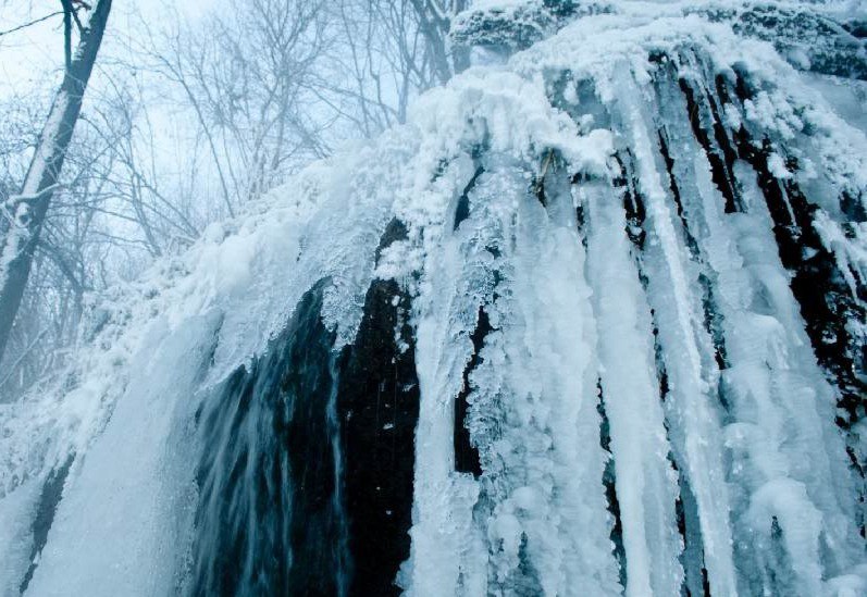 активный отдых в подмосковье на выходные зимой водопад радужный